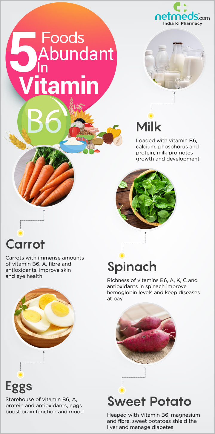 Vitamin B6 Infographic