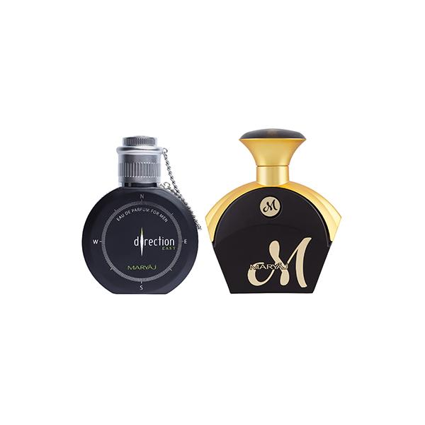 Netmeds | Maryaj Direction East EDP Citrus Spicy Perfume And Maryaj M For Her EDP Fruity Floral Perfume 190 ml