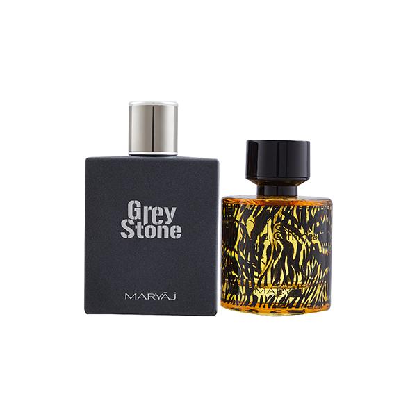 Netmeds | Maryaj Grey Stone EDP Aromatic Woody Perfume And Maryaj Wild Stripes EDP Aromatic Oriental Perfume 200 ml