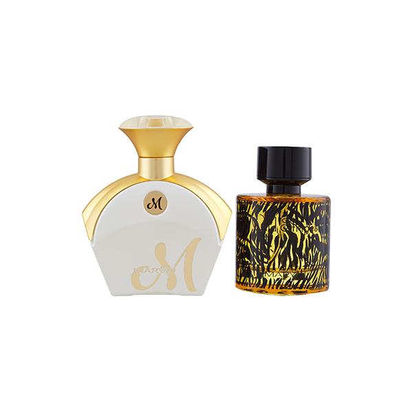 Netmeds | Maryaj M White For Her EDP Floral Fruity Perfume And Maryaj Wild Stripes EDP Aromatic Oriental Perfume 190 ml