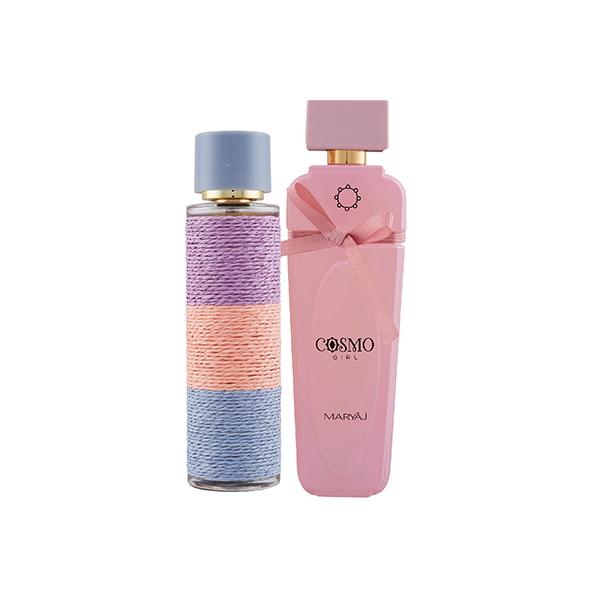 Netmeds | Maryaj Deuce Femme EDP Floral Fruity Perfume And Maryaj Cosmo Girl EDP Floral Powdery Perfume 200 ml