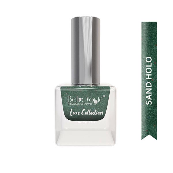 Netmeds | Bella Voste Sand Holo Nail Paints Forest Green - 411 10 ml
