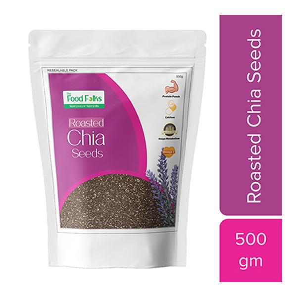 Netmeds | The Food Folks Roasted Chia Seeds 500 gm