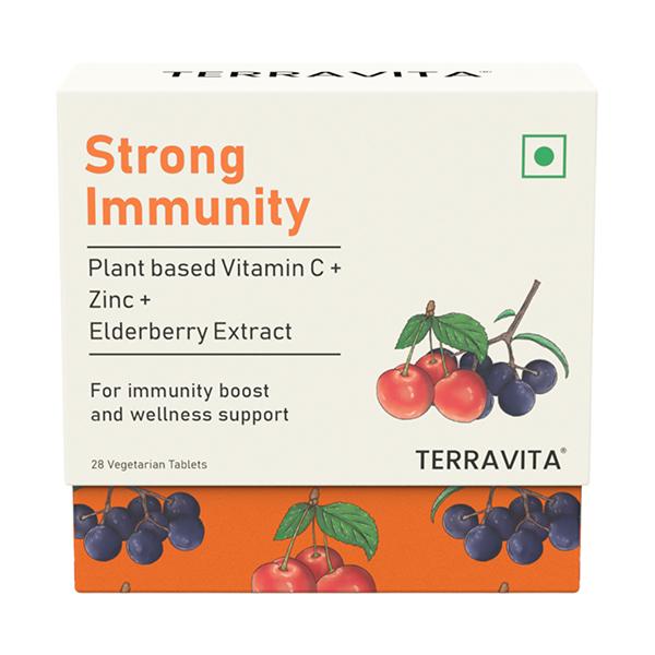 Netmeds | Terravita Strong Immunity Veg Tablet 28's