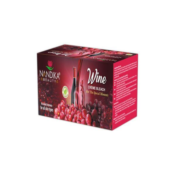 Netmeds | Nandika Creme Bleach - Wine 50 gm
