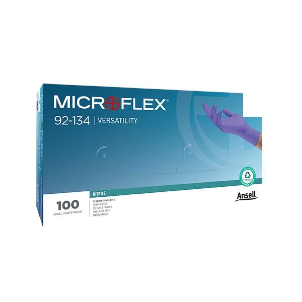 Netmeds | Ansell Microflex 92-134 Versatility Nitrile Examination Gloves (M) 100's