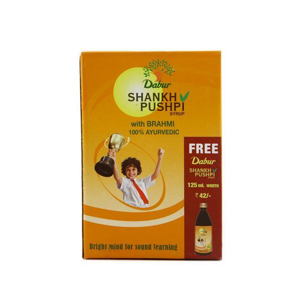 Netmeds | Dabur Shankh Pushpi Syrup 225 ml