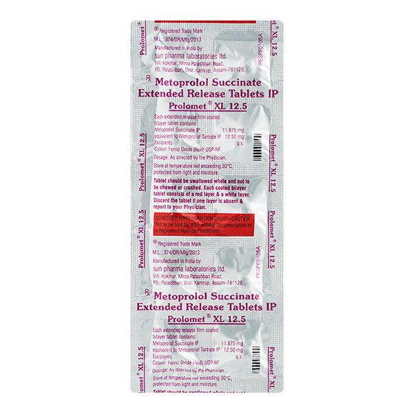 Netmeds | Prolomet XL 12.5mg Tablet 10'S