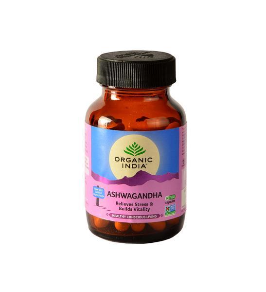 Netmeds | Organic India Ashwagandha Veg Capsules 60's