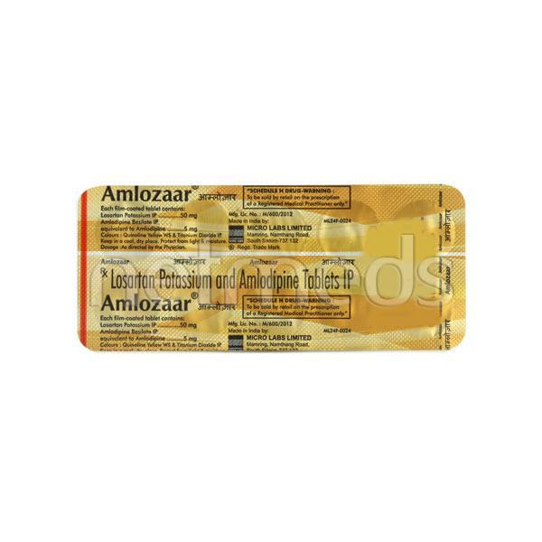 Netmeds | Amlozaar 50mg Tablet 10'S