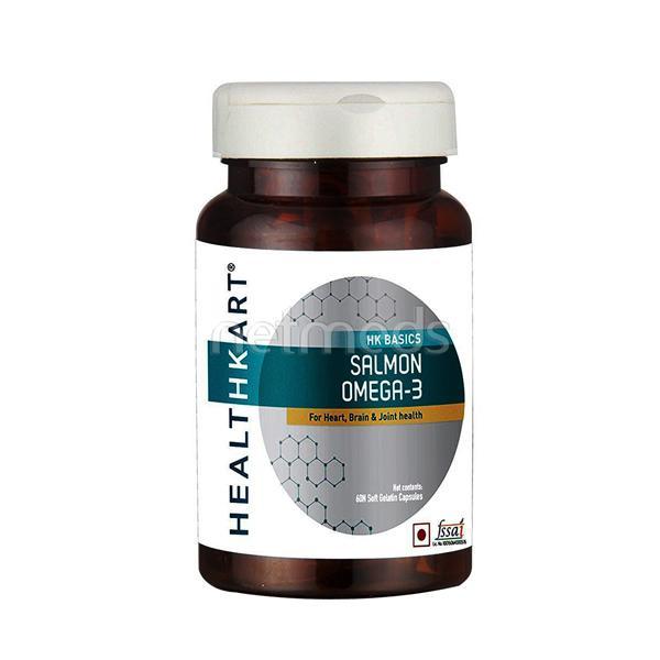 Netmeds | HealthKart Salmon Omega 3 Capsules 60's