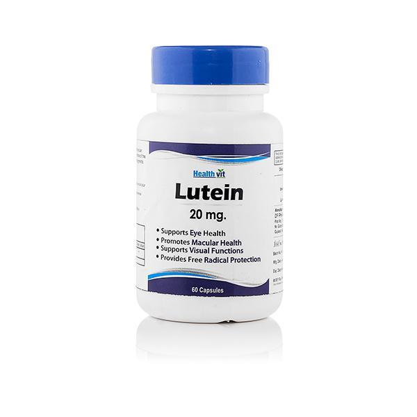 Netmeds | HealthVit Lutein 20 mg Capsules 60's