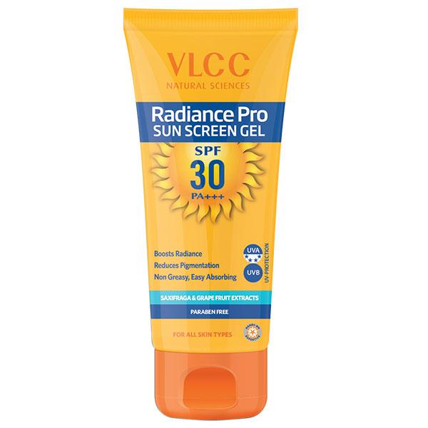 Netmeds | VLCC Radiance Pro SPF 30 Pa+++ Sunscreen Gel 50 gm