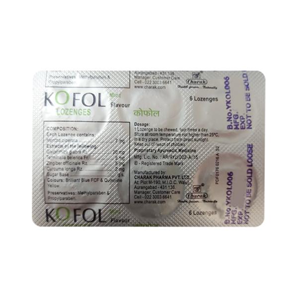 Netmeds | Kofol Lozenges - Mint Flavour 12's