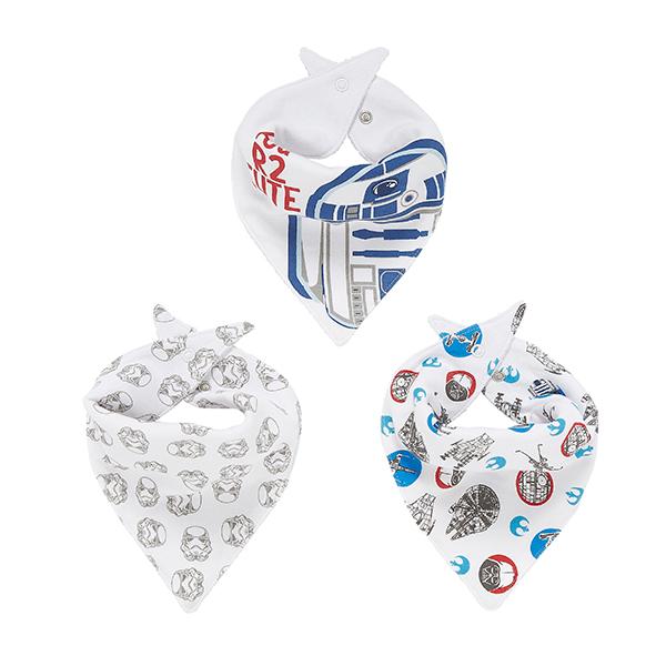 Netmeds | Mothercare Star Wars Dribbler Bibs - Multicolor (Pack of 3)
