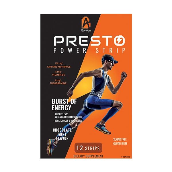 Netmeds | BonAyu Presto Power Mouth Dissolving Strip - Chocolate Mint Flavour 12's