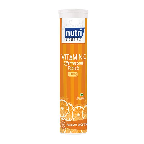 Netmeds | Nutri Essentials Vitamin-C 1000 mg Effervescent Tablet 20's