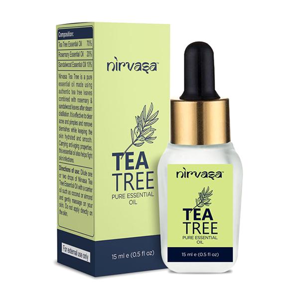 Netmeds | Nirvasa Tea Tree Essential Oil 15 ml