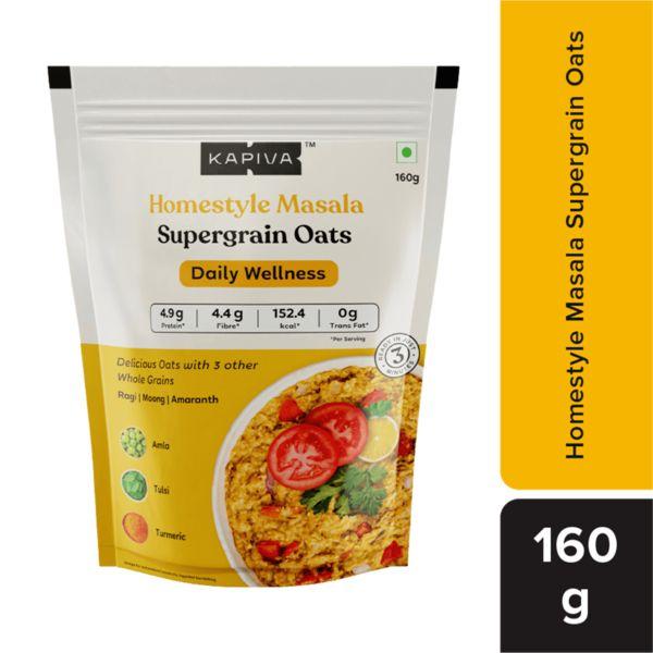 Netmeds | Kapiva Supergrain Oats - Homestyle Masala 160 gm