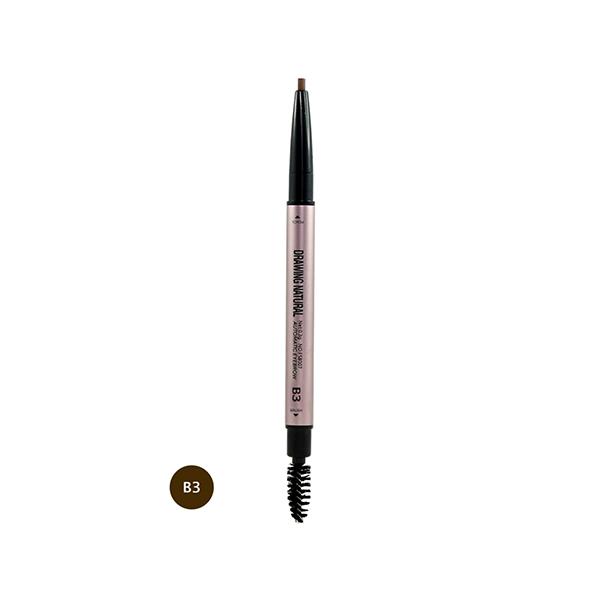 Netmeds | Sivanna Colors Drawing Natural Automatic Eyebrow Dark brown - ES8007 03 03 gm