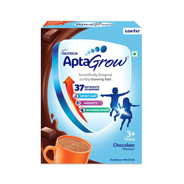 Netmeds | AptaGrow (3+ Years) Nutritional Powder - Chocolate Flavour 400 gm