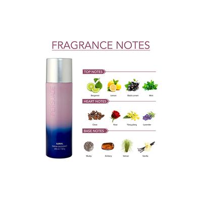 Ajmal 1 Raindrops Femme, 1 Wisal Dhahab, 1 Nightingale And 1 Persuade Deodorants Pack of 4 200 ml - Shower Gels & Body Wash