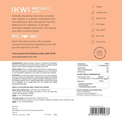 IKWI Meltables Glow With Vitamin C 1's - Pakeeza Unani