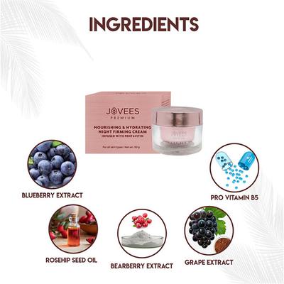 Jovees Premium Night Firming Cream 50 gm - Weight Loss