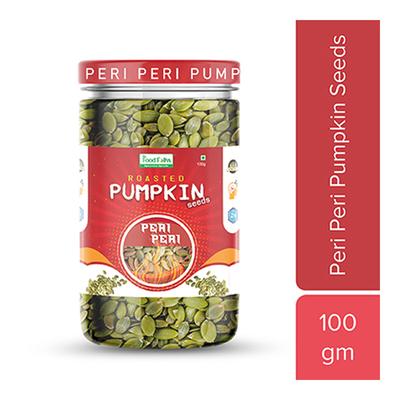 The Food Folks Roasted Pumpkin Seeds - Peri Peri (Pack of 3 x 100 gm) - Skm Siddha