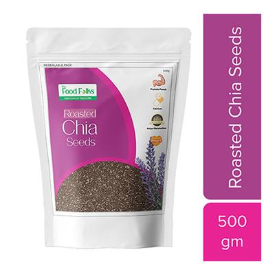 The Food Folks Roasted Chia Seeds 500 gm - Skm Siddha