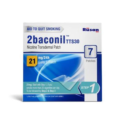2baconil TTS30 21mg Patch 7'S - Amu Dawakhana