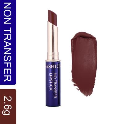 Fashion Colour Non - Transfer Matt Waterproof Lipstick, 44 Ocher 2.6 gm - Health Drinks