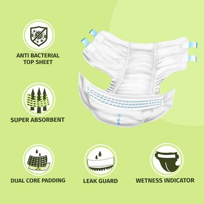 Pee Safe Adult Diaper Medium - Large High Absorbency (pack of 10) 1's - Baby Oral Care