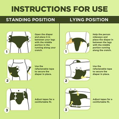Pee Safe Adult Diaper Medium - Large High Absorbency (pack of 10) 1's - Baby Oral Care