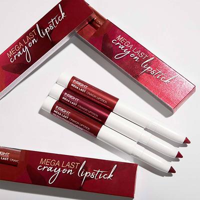 INSIGHT COSMETICS MEGA LAST CRAYON LIPSTICK-A GODLY SIN (23) 1's - Face Creams