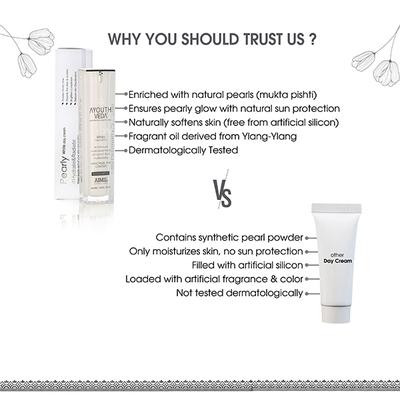 Ayouthveda Pearly White Day Cream 50 gm - Weight Loss