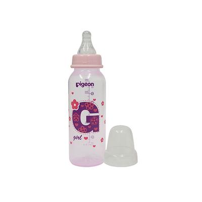 Pigeon Flexible 4+ Months PP Feeding Bottle - Pink 240 ml - Nutritional Supplements