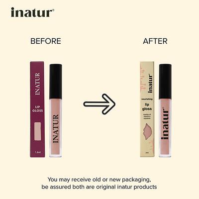 Inatur Lip Gloss - Angelic (L2) 2ml - Diabetes Care (Ayush)