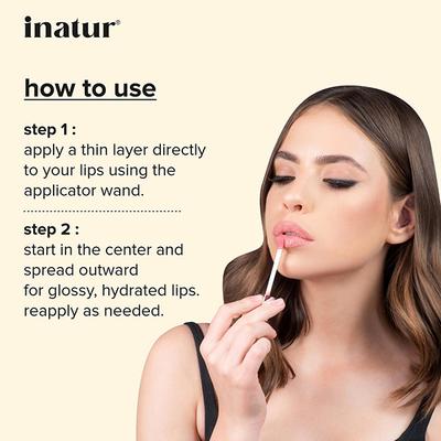 Inatur Lip Gloss - Angelic (L2) 2ml - Diabetes Care (Ayush)