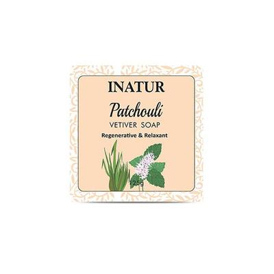 Inatur Vetiver Soap Bar - Patchouli 125 gm - Baby Soap