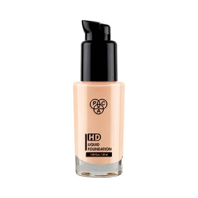 PAC HD Liquid Foundation Flawless Finish Buildable Coverage formula Last Upto 12 Hours 1.2 30ml - Shaving & Hair Removal