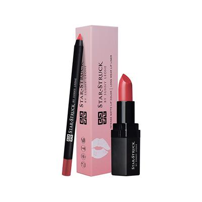 Star Struck by Sunny Leone Coralicious Lip Kit Lipstick and Lip Liner 2's - Diabetes Care (Ayush)