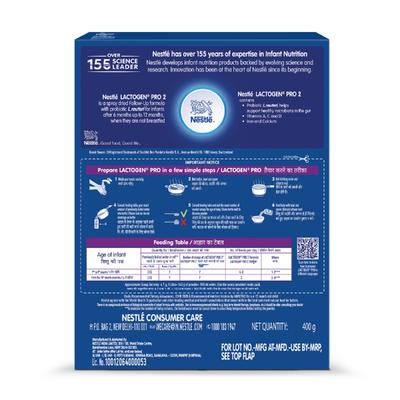 Nestle Lactogen Stage 2 (6 Months+) Powder 400 gm (Refill Pack) - Baby Shampoo