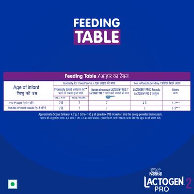 Nestle Lactogen Stage 2 (6 Months+) Powder 400 gm (Refill Pack) - Baby Shampoo