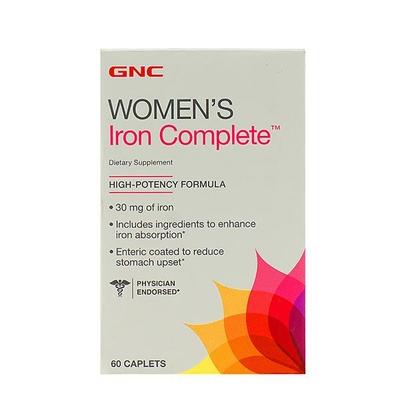 GNC Women's Iron Complete Caplets 60's - Wearables Computer Glasses