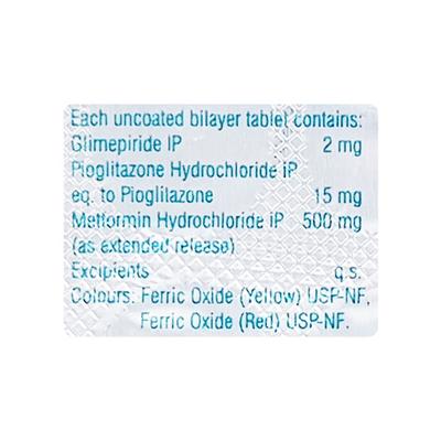 Gemer P 2mg Tablet 10'S - Diabetes-Ant