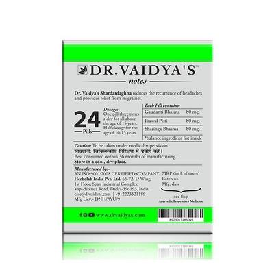 Dr.Vaidya's Shardardaghna Pills 24's - Pet Healthcare