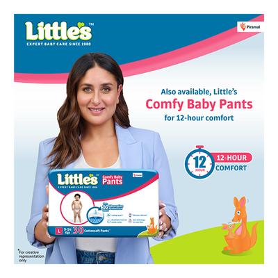Littles Soft Cleansing Baby Wipes 30's - Baby Powder