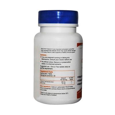 HealthVit C-Vitan-Rh Vitamin C 500 mg with Rosehips Chewable Tablet 60's - Pakeeza Unani