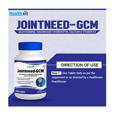 HealthVit Jointneed-Gcm Tablet 60's - Bone And Joint Care